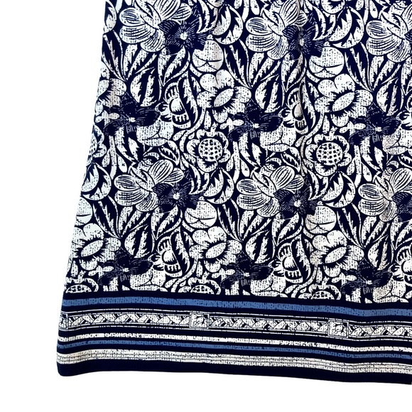 NWT Max Studio Women’s sleeveless dress navy floral dress maxi dress-Sz XS - Picture 4 of 13